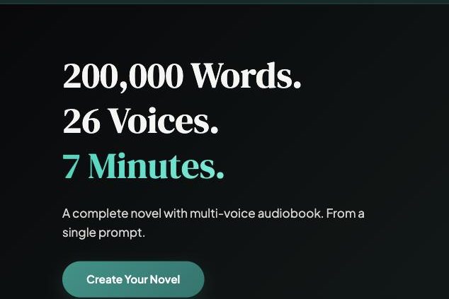 NovelHive: 200,000 words, 26 voices, 7 minutes